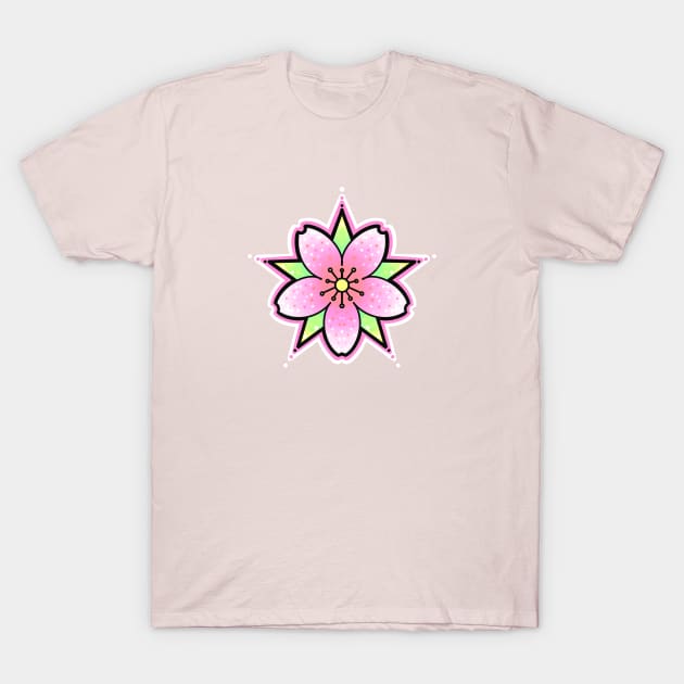 pastel pink sakura blossom T-Shirt by weilertsen